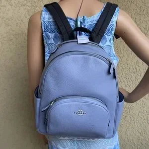 Coach | Bags | Coach Court Backpack Color Silvertwilight  display picture 2